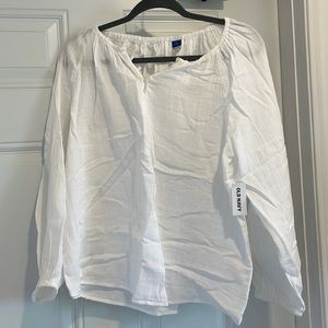 White long sleeve blouse